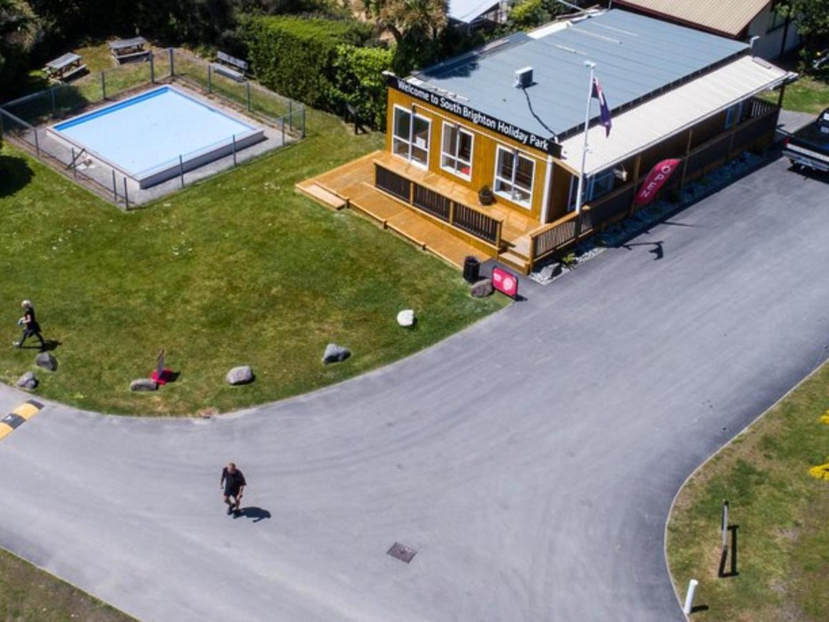 South Brighton Holiday Park Christchurch Exteriör bild